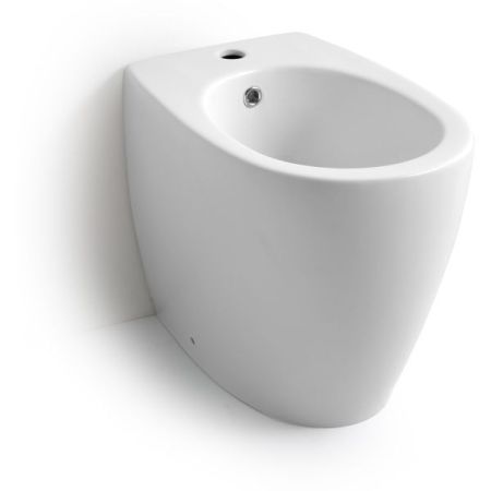 White Ceramic Basic, напольное биде, 51x36x43h см, цвет белый глянцевый, артикул W020201
