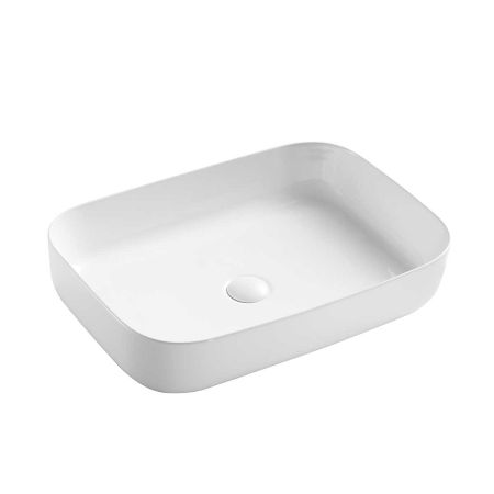 Раковина керамическая Vincea VBS-304, 600*420*140, накладная, цвет белый, артикул VBS-304