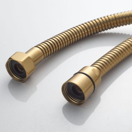 Душевая система встраиваемая Shevanik S9935G, золотой сатин