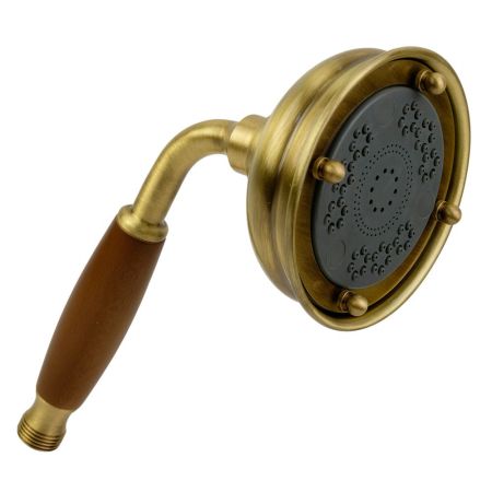 RICAMBI Ручной душ, 3-х позиционный, антикальций, латунь, орех/бронза, артикул 20011