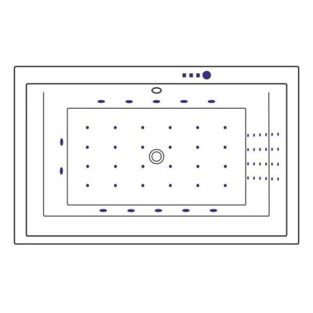 Ванна EXCELLENT Crown Lux 190x120 "NANO" (хром), артикул WAEX.CRO19.NANO.CR