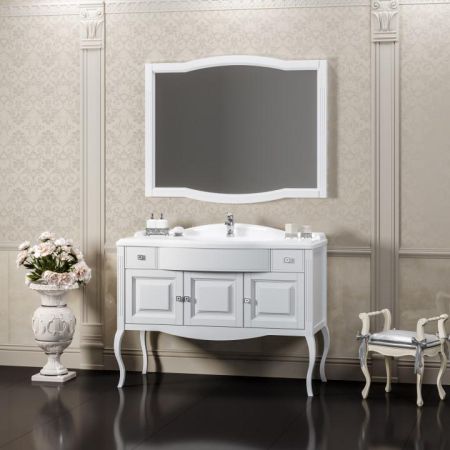 Мебель для ванной Лаура 120 Opadiris Белый матовый, артикул 