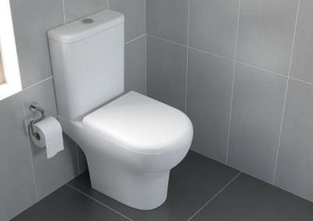 Комплект: унитаз Zentrum Open-back + сиденье с микролифтом, 60 см (механизм Geberit), артикул 9012B003-7204