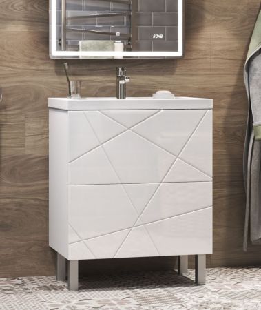 Тумба под раковину напольная VIGO Geometry tn.bsf.GEO.FOS.60.2Y, 60 см, артикул tn.bsf.GEO.FOS.60.2Y