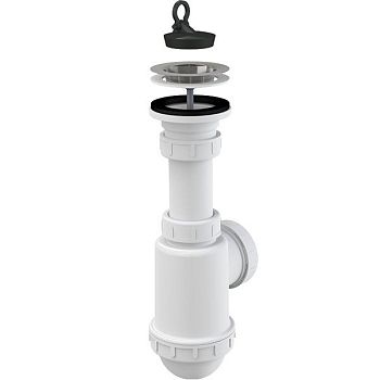 Сифон для кухонной мойки Alcaplast A441-50/40 Белый