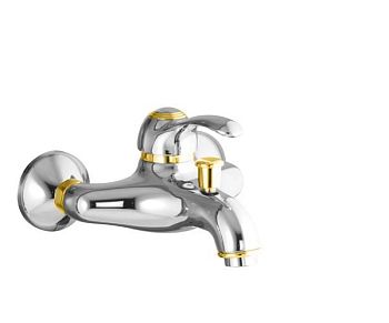 Смеситель для ванны Fiore JAFAR 47CR5101, хром/золото