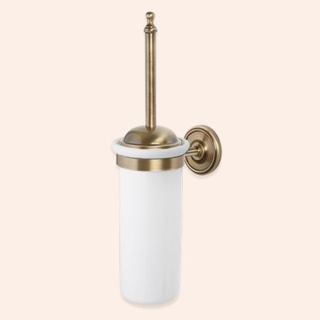 TW Bristol 220, ёршик подвесной в керамической колбе, цвет держателя: бронза, артикул TWBR220br