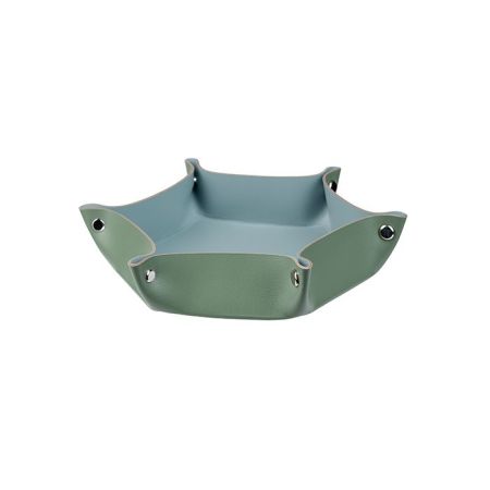 ADJ Мелочница, 15x18xH5 см., цвет: эвкалипт/небесный, артикул 0112.60/50