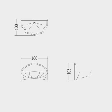 Devon Emily Мыльница подвесная, керамика, артикул MIL504E