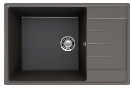 Мойка ULGRAN Quartz асфальт (Prima 760-09), артикул Prima 760-09