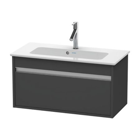 Duravit Ketho База под раковину  410x800x385, 1 выдв. ящик, цвет графит матовый, артикул KT642304949