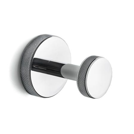 Крючок, 3SC, Ribbon, одинарный, ширина, мм-50, глубина, мм-60, тип установки-настенный, цвет-хром, артикул RB12SL