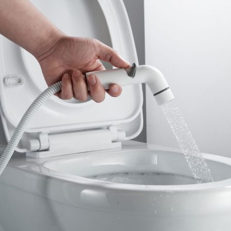 Гигиенический душ со смесителем Shevanik S4305C, белый