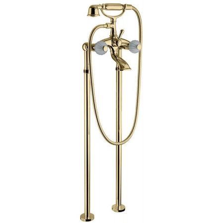 Bongio Rivoli Смеситель для ванны, цвет золото/хрусталь, артикул 05527OR00