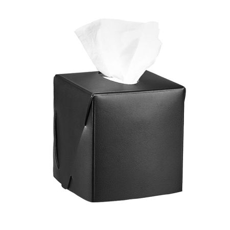 Colombo Adj Салфетница Kleenex, 12x12H12 см, цвет: черный/серый, артикул BADJ015-0103