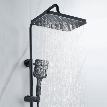 Душевая система Raffine F3699H, черный