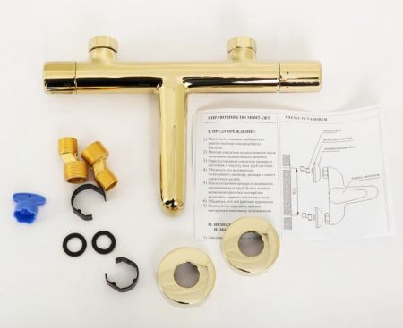 UNO Смеситель для ванны и душа, чёрный UNO-VASM-NERO, артикул UNO-VASM-NERO