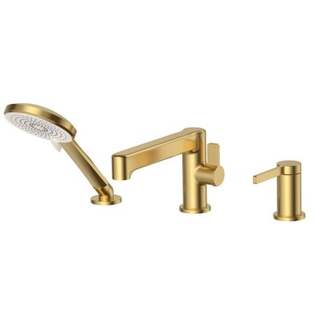 Смеситель на борт ванны ESKO SC355Gold, золотой сатин