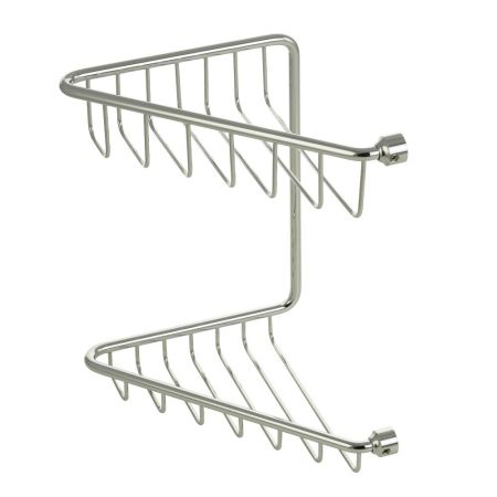 COMPLEMENTI Решетка угловая двойная L16xP16xH25 см., хром, артикул 22044