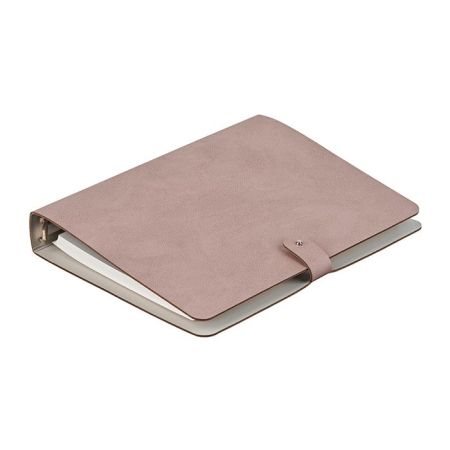 ADJ Блокнот А5, 16,5x25 см., цвет: пепельная роза/устричный, артикул 1625.07/02