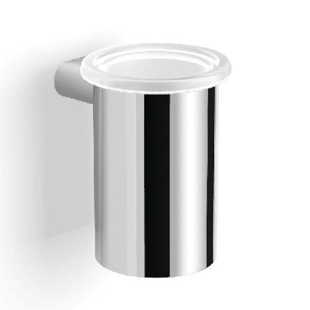 Стакан для зубных щеток Langberger Lugano 24011B круглый Хром