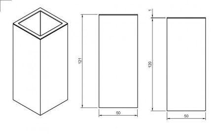 Стакан настольный CEZARES PRIZMA-TUMP, артикул PRIZMA-TUMP-NI