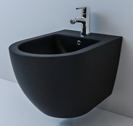 Биде подвесное ESBANO GARCIA черный, артикул ESVBGARCB