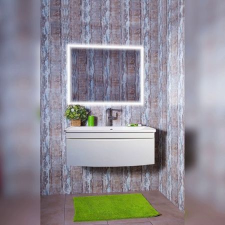 Комплект мебели для ванной Бриклаер ВЕГА 100, белый, артикул ВЕГА 100