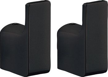 Gedy Pirenei, набор из 2-х крючков, цвет черный матовый