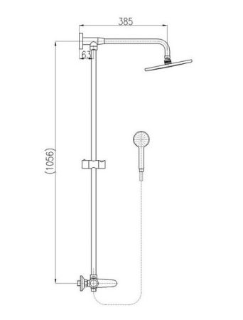 Смеситель для ванны Rav Slezak Tigris TG182.5/4, артикул TG182.5/4
