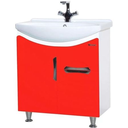 Тумба под раковину Bellezza Лагуна 65 4632110090037 1 ящик Красная, артикул 4632110090037