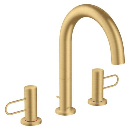 AX Uno смес-ль для раковины на 3 отв. 200, цвет шлифованное золото