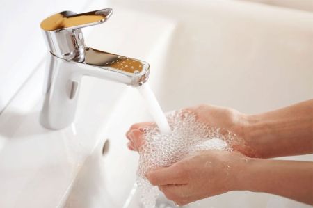 Смеситель для раковины  KLUDI PURE&EASY 372920565 (хром, L-12 H-10), шт, артикул 372920565