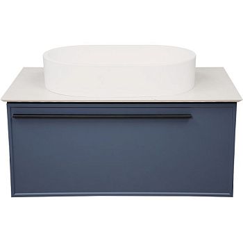 Тумба под раковину подвесная La Fenice Elba FNC-01-ELB-BG-80, синяя