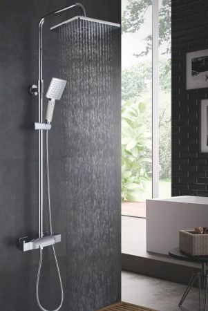 Душевая система с термостатом Rose R3736, хром, артикул R3736