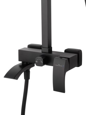 Душевая система WONZON & WOGHAND FIT, Черный матовый (WW-88739009-MB), артикул WW-88739009-MB