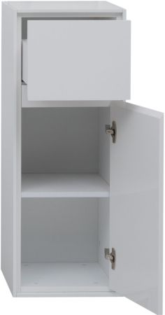 Шкаф-пенал Aquanet Милан 35 белый глянец (малый), артикул 00339954