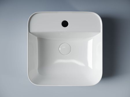 Умывальник чаша накладная квадратная Element 390*390*140мм CN5014, артикул CN5014