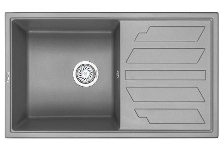 Кухонная мойка Granula 8002, АЛЮМИНИУМ, артикул 8002, АЛЮМИНИУМ