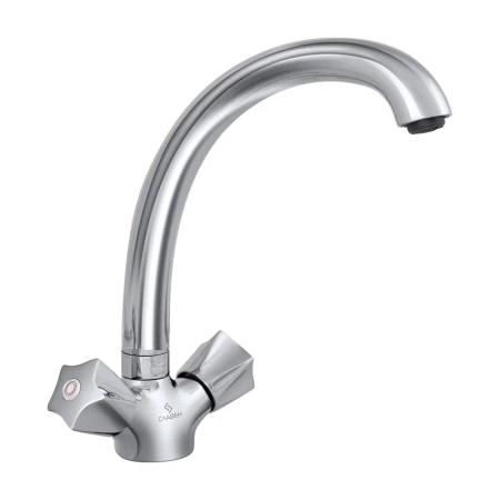 Смеситель для кухни Славен СЛ-ДВ-Е11, хром