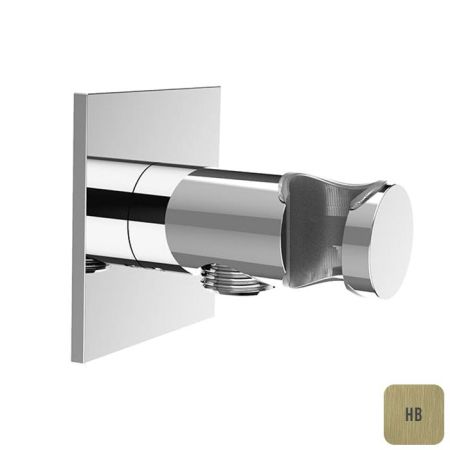 Шланговое подсоединение, Almar, Showers Accessories, держатель-в комплекте, стандарт подвода воды-1/2", цвет-Brushed PVD High Brass, артикул E095039.HB