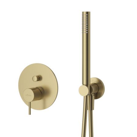 Душевая система с переключателем для верхнего и ручного душа CEZARES LEAF-DSIP-L, артикул LEAF-DSIP-30-L-NOP