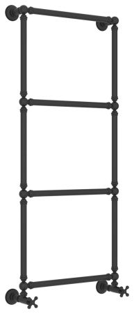 Полотенцесушитель водяной "Ренессанс 1304" 1260х500 (МУАР Темный Титан), артикул 15-0280-1250