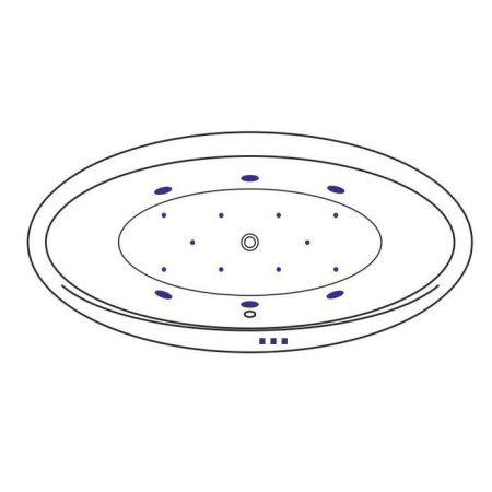 Ванна EXCELLENT Lumina 190x95 "RELAX" (хром)