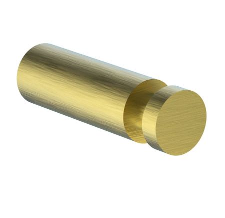 Крючок для ванной WONZON & WOGHAND EASY, Брашированное золото (WW-8105-2-BG), артикул WW-8105-2-BG