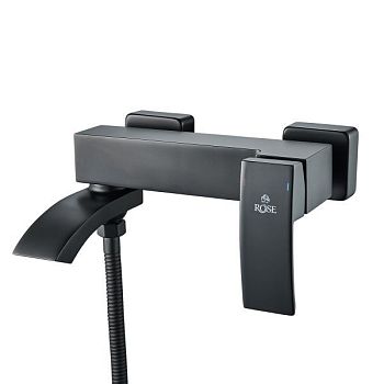 Смеситель для ванны Rose R1552H, черный