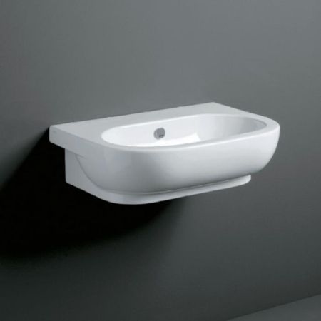 SIMAS E-LINE Раковина 650*480мм с одним намеченным отверстием подвесная, белый, артикул EL10bi*0