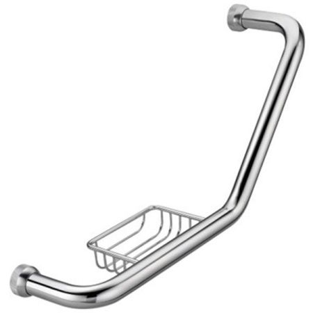 Поручень для ванны WasserKRAFT K-1077L с мыльницей Хром