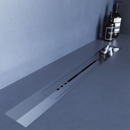 Душевой трап, обрезной, V-образный, сатин RGW SDR-53S (600), артикул 76215360-13