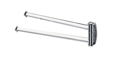 Stil Haus Diva, полотенцедержатель двойной поворотный, цвет хром, артикул DV16(08)